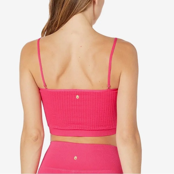 Spiritual Gangster Wide Rib Bandeau Cami in Raspberry M/L - Picture 4 of 17